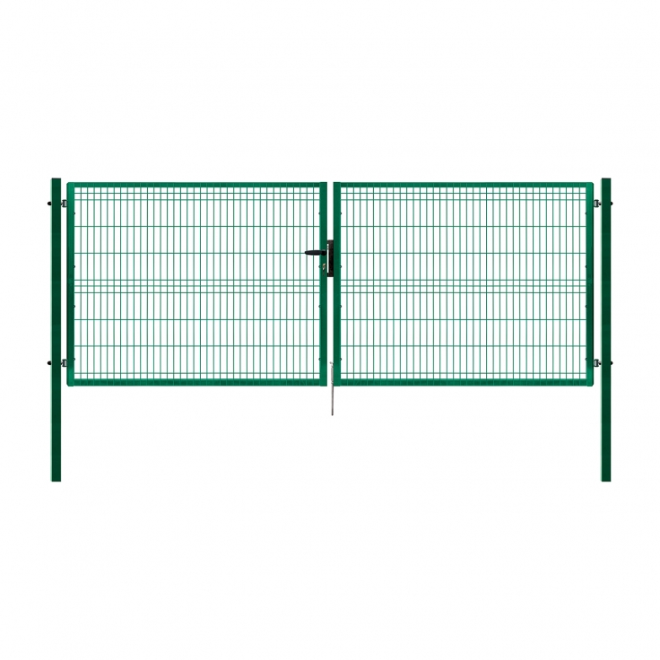 Dvoukřídlá brána PILOFOR® poplastovaná (Zn + PVC) - rozměr 4118 × 1545 mm