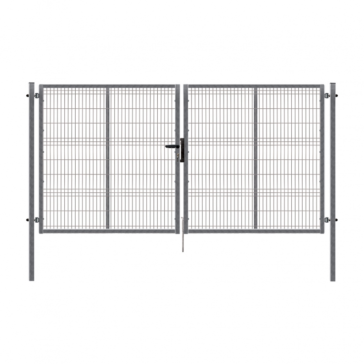 Double swing gate PILOFOR, 4118x1245 mm, Zn